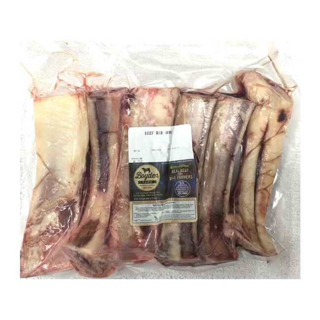 Boyden Farm Frozen Raw Beef Rib Bones - 6-Pack image number null
