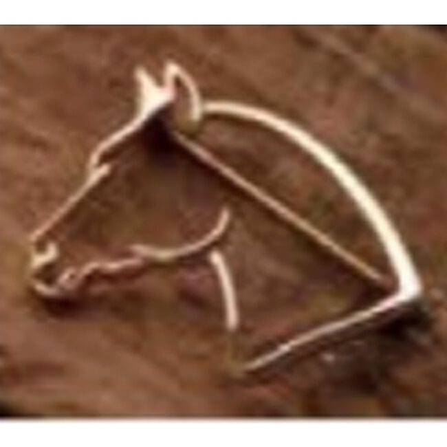 Kelley Gold Horse Head Pin image number null