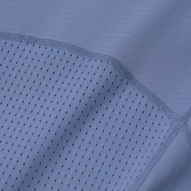 Kerrits Women's Precision Long Sleeve Crew Neck Tech Top - Dusty Blue image number null