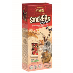 Vitapol Smakers Treat Sticks for Rodents & Rabbits - 2-Pack - Strawberry Recipe