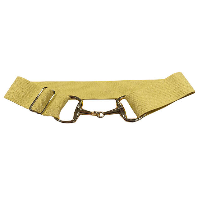 Anademi Stretch Belt with Gold Bit Buckle - Shimmers image number null