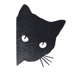 Metal Mazing Wall Art - Handmade in NH - Peeking Cat