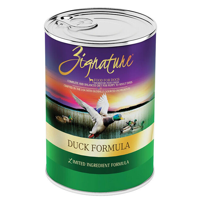 Zignature Dog Food - Duck Formula - 13 oz image number null