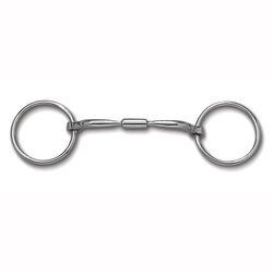 Myler Loose Ring Bit with Comfort Snaffle Wide Barrel MB 02
