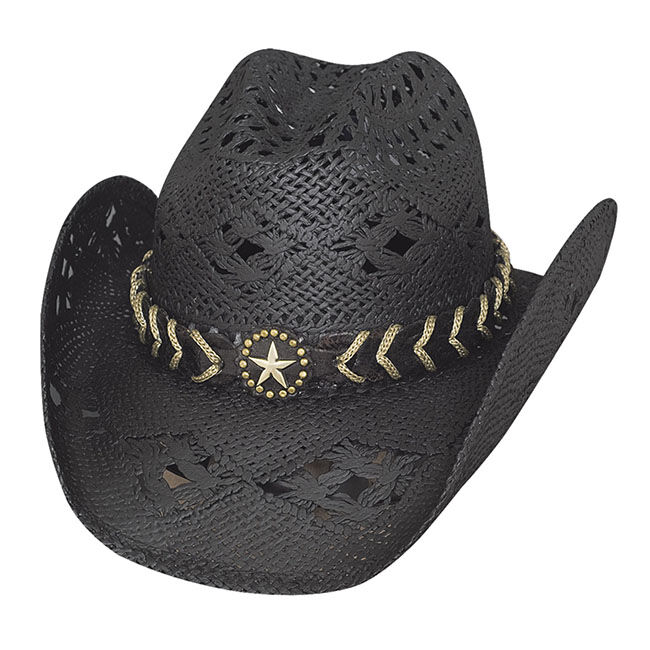 Bullhide Naughty Girl Straw Hat - Black image number null