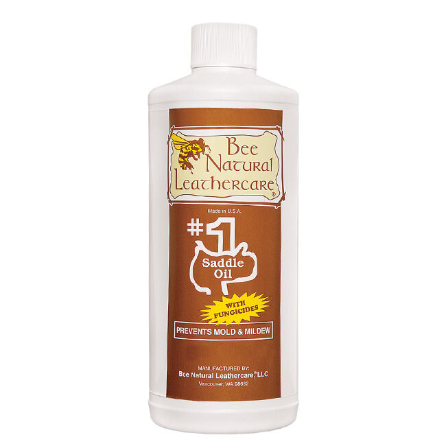 Bee Natural Leathercare #1 Saddle Oil with Added Protection - 32 oz image number null