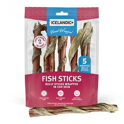 Icelandic+ Fish Sticks - Bully Sticks Wrapped in Cod Skin