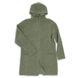 Engel Women's 100% Wool Coat - Sage Green Melange
