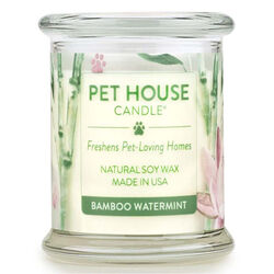 Pet House Candle Jar - Bamboo Watermint