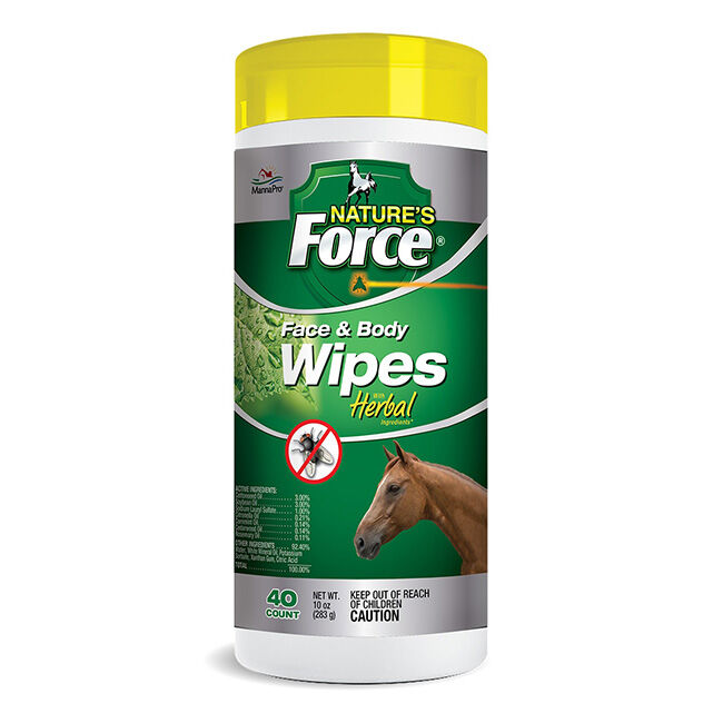 Manna Pro Nature's Force Face and Body Wipes image number null