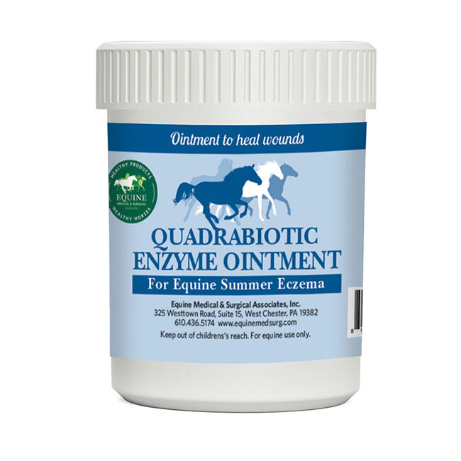 Equine Medical & Surgical Quadrabiotic Enzyme Ointment for Equine Summer Eczema image number null