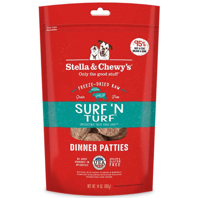 Stella & Chewy's Surf 'N Turf Freeze-Dried Dinner Patties  image number null