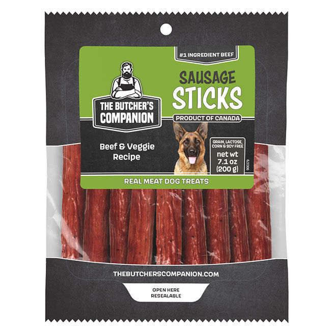 The Butcher's Companion Sausage Sticks - Beef & Veggie Recipe - 5.3 oz image number null