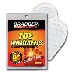 Grabber Warmers - 6-Hour Adhesive Toe Warmer Pads - 2-Pack