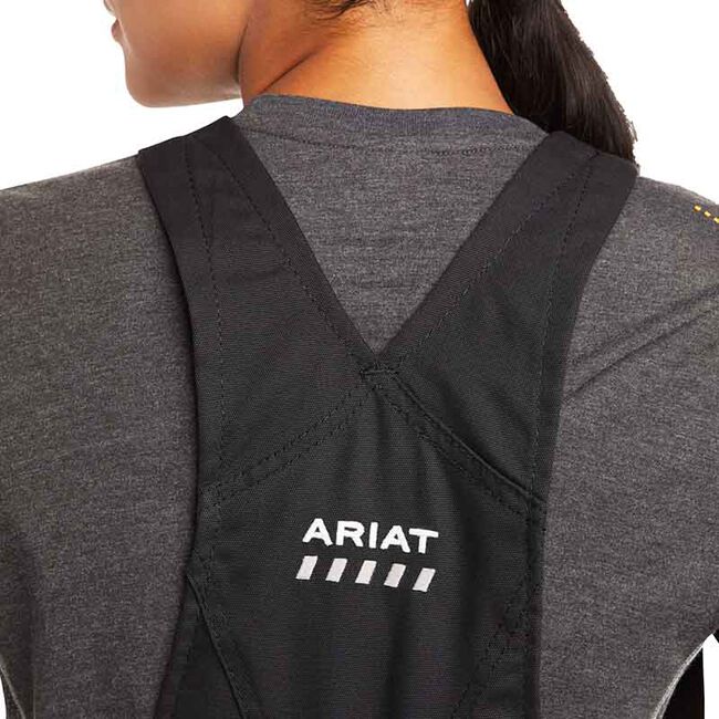 Ariat Women's Rebar DuraCanvas Stretch Insulated Bib - Black image number null