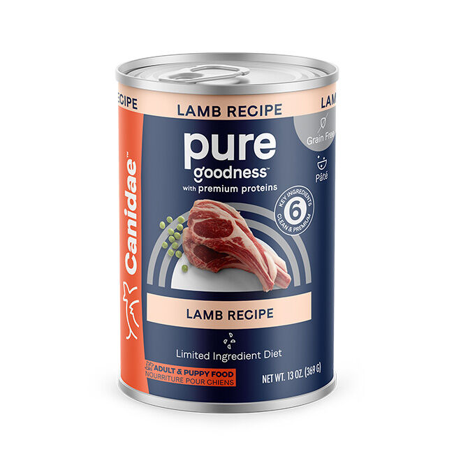 Canidae PURE Grain-Free Limited Ingredient Wet Dog Food - Lamb - 13oz image number null