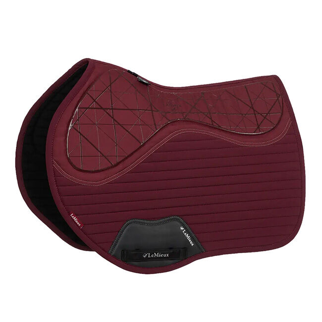 LeMieux Soft Shell Anti-Slip Eurojump Pad - Burgundy image number null