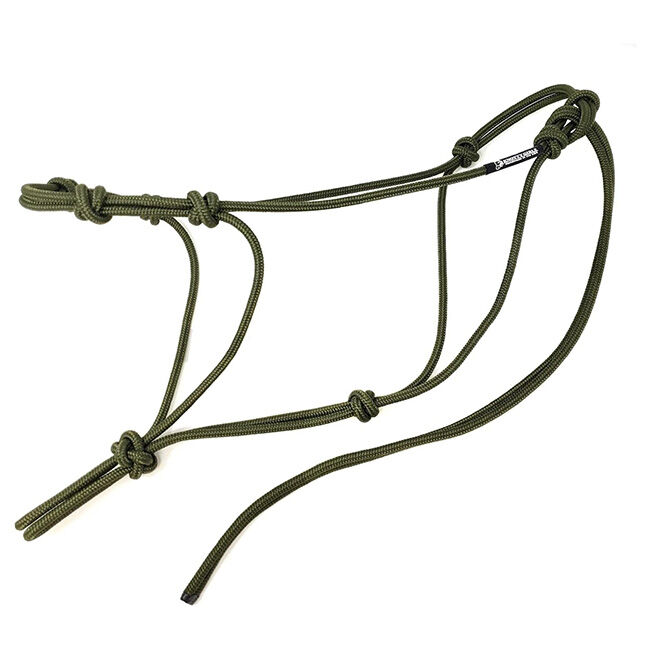 Knotty Girlz Stiff 4-Knot Halter - 1/4" Polyester Halter Cord image number null