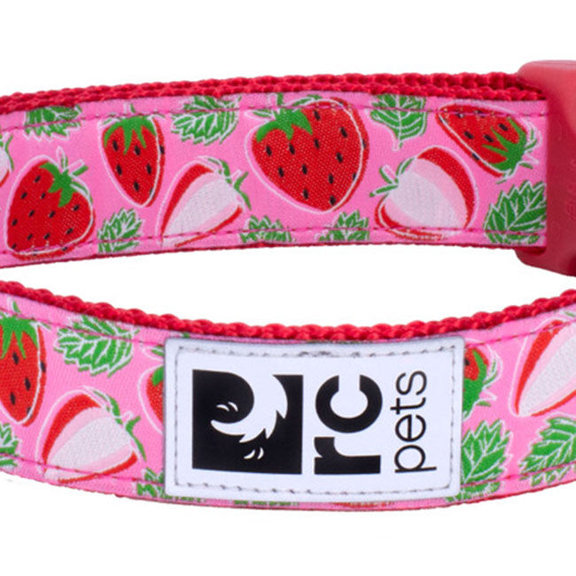 RC Pets Clip Dog Collar - Strawberries image number null