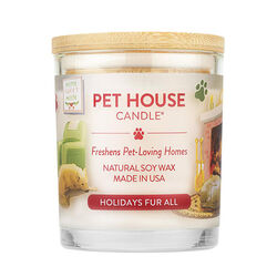 Pet House Candle Jar - Holidays Fur All