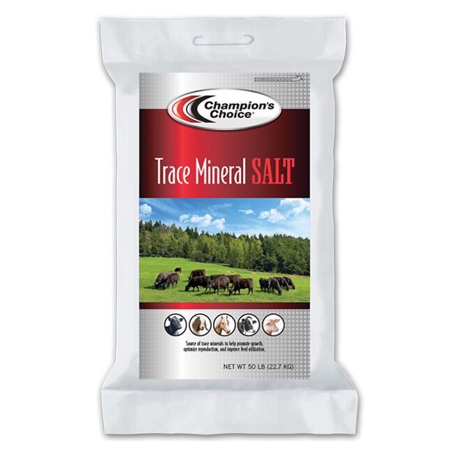 Champion's Choice Trace Mineral Salt, 50lbs image number null