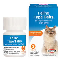 Durvet Feline Tape Tabs - 3 Tablets