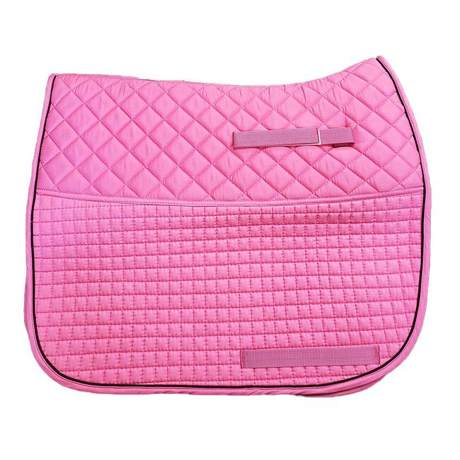 PRI Double Padded Dressage Pad, Pink/Black image number null