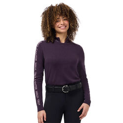 Kerrits Women's Equi Rhythm Crew Neck Sweater - Elderberry/Sugarplum
