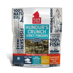 Plato Hundur's Crunch Jerky Fingers Fish Dog Treats - 3.5 oz