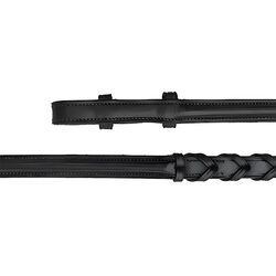 Bobby's English Tack Laced Raised Dressage Reins - Warmblood