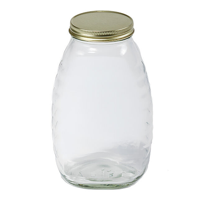 Little Giant Glass Honey Jar with Lid - 12-Pack image number null
