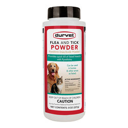 Durvet Flea and Tick Powder - 8oz