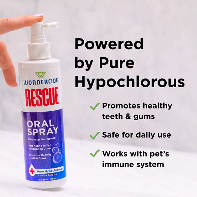 Wondercide RESCUE Oral Spray for Dogs & Cats - 8.5 oz image number null