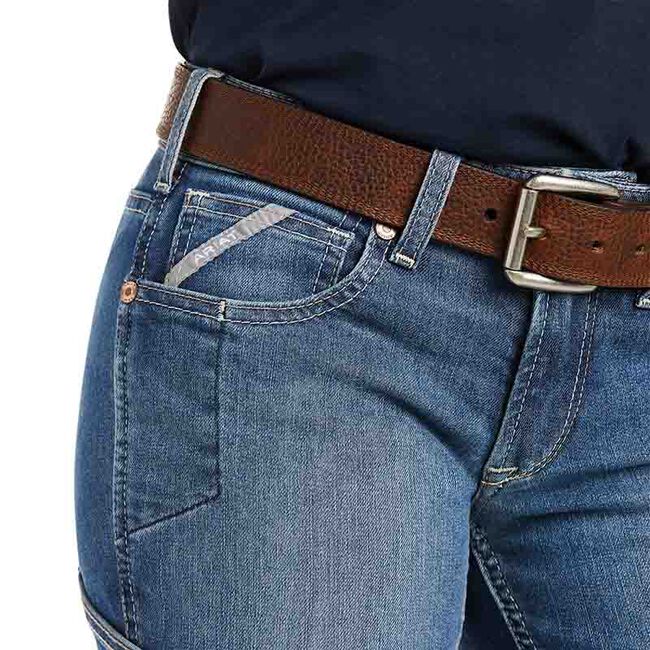 Ariat Women's Rebar DuraStretch Raven Boot Cut Jean image number null