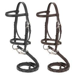 Tough1 Raised Snaffle Bridle for Minis