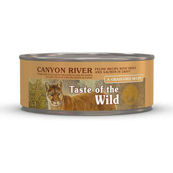 Taste of the Wild Cat Food - Canyon River Recipe with Trout & Salmon in Gravy - 5.5 oz