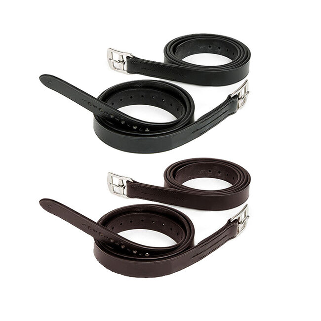 Shires Aviemore Curved Buckle Stirrup Leathers image number null