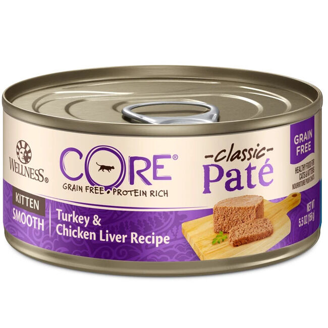 Wellness CORE Pate Kitten Food - Turkey & Chicken Liver Recipe image number null