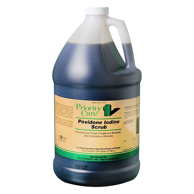 Priority Care Povidone 10% Iodine Scrub image number null