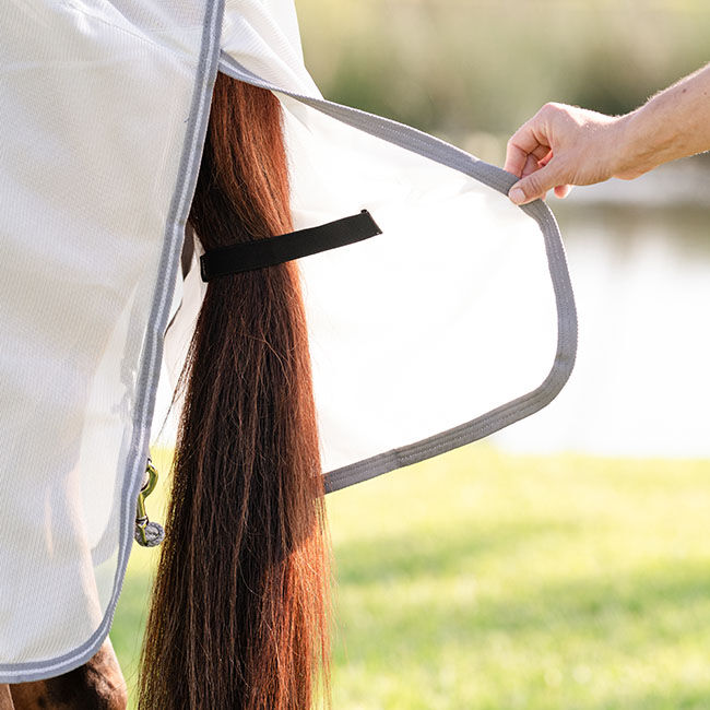 Horseware Amigo Bug Rug Fly Sheet - Silver/Titanium Grey/Silver image number null