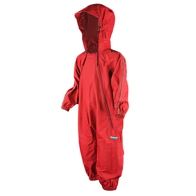 Splashy Kids' One-Piece Rain Suit - Red image number null