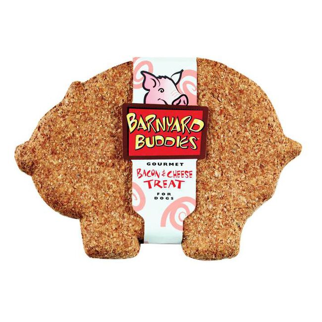 Nature's Animals Barnyard Buddies Bacon & Cheeze Pig Biscuit  image number null