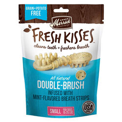 Merrick Fresh Kisses Double-Brush Dental Treats - Mint Flavor