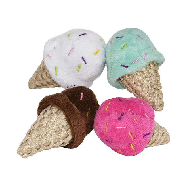 Multipet Ice Cream Cone with Catnip - Assorted image number null