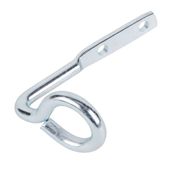 Hampton 4-1/8" Small Zinc-Plated Steel Rope Binding Hook image number null