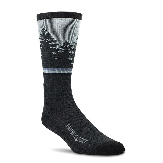 Farm to Feet Unisex Spokane Crew Sock - Charcoal/Arona image number null