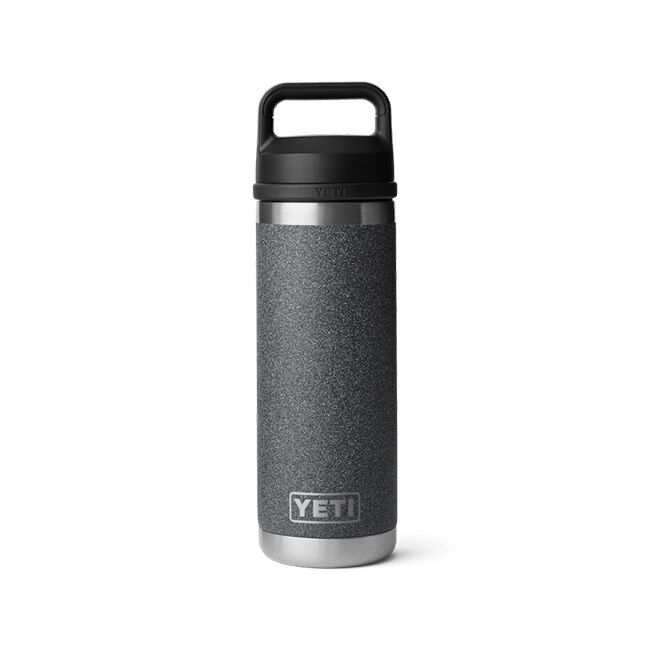 YETI Rambler 18 oz Bottle with Chug Cap - Black Stone image number null