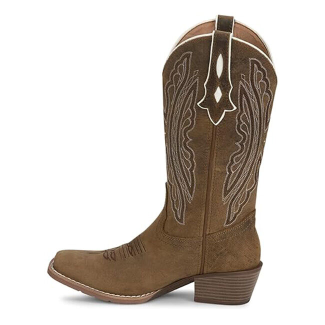 Justin Boots Women's Rae 12" Western Boots - Taupe image number null