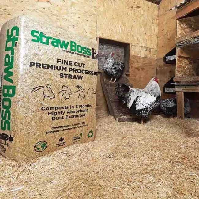 Straw Boss Fine Cut Premium Processed Straw - 26 lb image number null