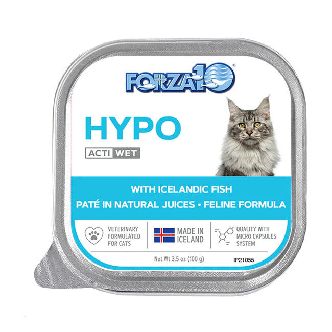 Forza10 Nutraceutic Actiwet Cat Food - Hypo Hypoallergenic Diet - Icelandic Fish Recipe - 3.5 oz image number null